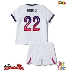 Paris Saint-Germain Mika Godts #22 Replica Away Stadium Kit for Kids 2026-27 Short Sleeve (+ pants)